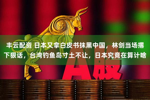 丰云配资 日本又拿白皮书抹黑中国，林剑当场撂下狠话，台湾钓鱼岛寸土不让，日本究竟在算计啥