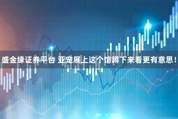 盛金缘证券平台 亚宠展上这个馆蹲下来看更有意思！